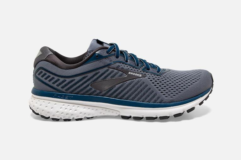 Brooks Men's Ghost 12 Road Running Shoes - Blue (YHIF20614)